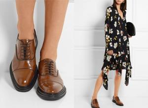 What to wear with women's oxfords: rules and basics of combination