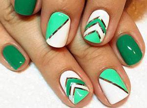 Manicure at home using tape: step-by-step instructions