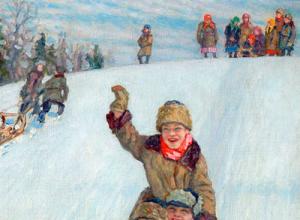 Tradycyjna rosyjska zabawa zimowa