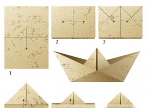 Zrób to sam origami.  Figurki papierowe.  Origami papierowe dla początkujących Proste origami modułowe dla dzieci w wieku 6 lat